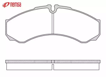 Комплект тормозных колодок METZGER 0651.10